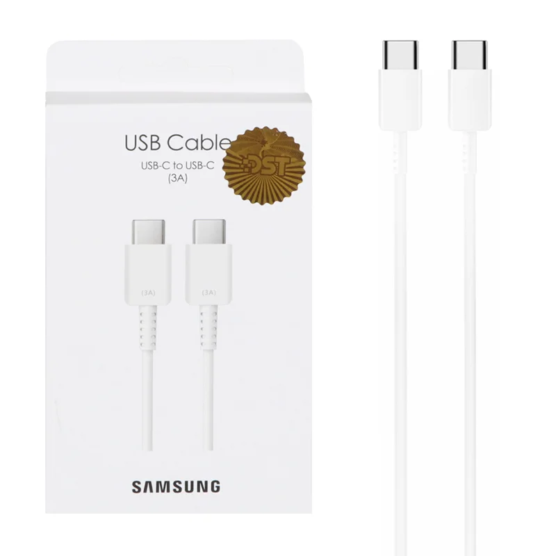 کابل شارژ فست و Samsung Type-C to Type PD مدل S22 EP-DN980 - سفید - DST (گارانتی شش ماهه)