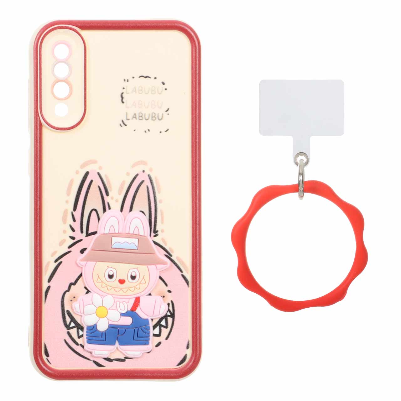 قاب Solid Case عروسک برجسته النگویی Samsung Galaxy A70 / A70s - طرح 557