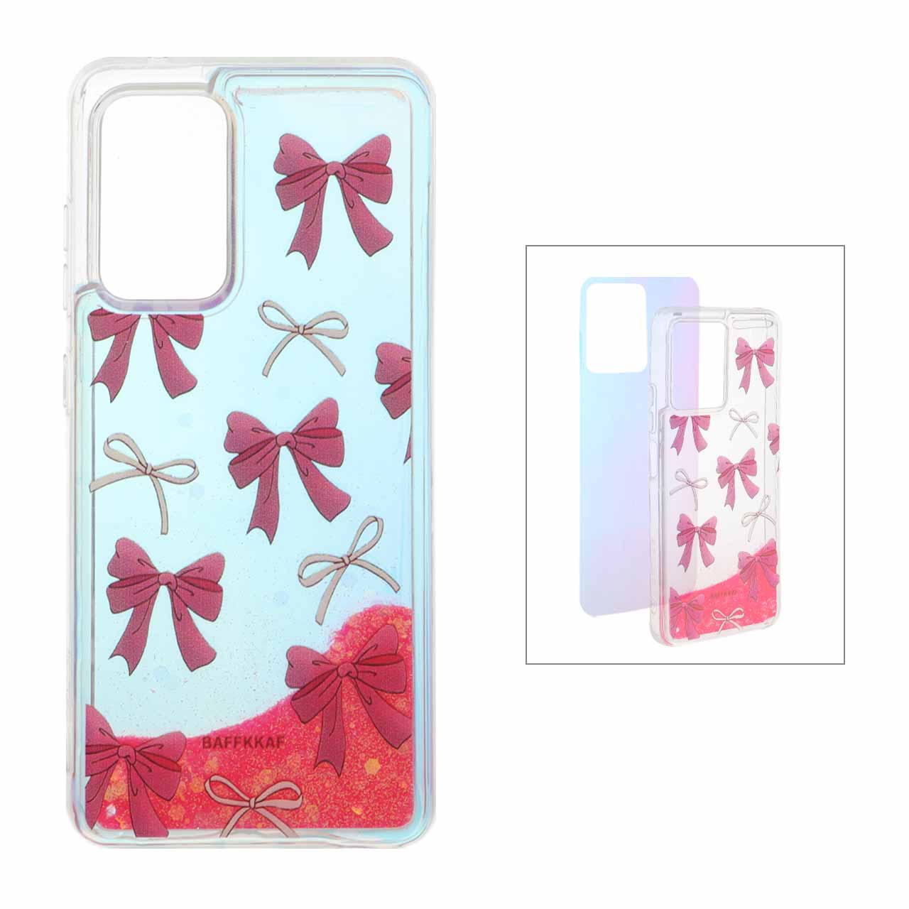 قاب آکواریومی اکلیلی دور ژله ای هفت رنگ Samsung Galaxy A52 / A52s - طرح 78