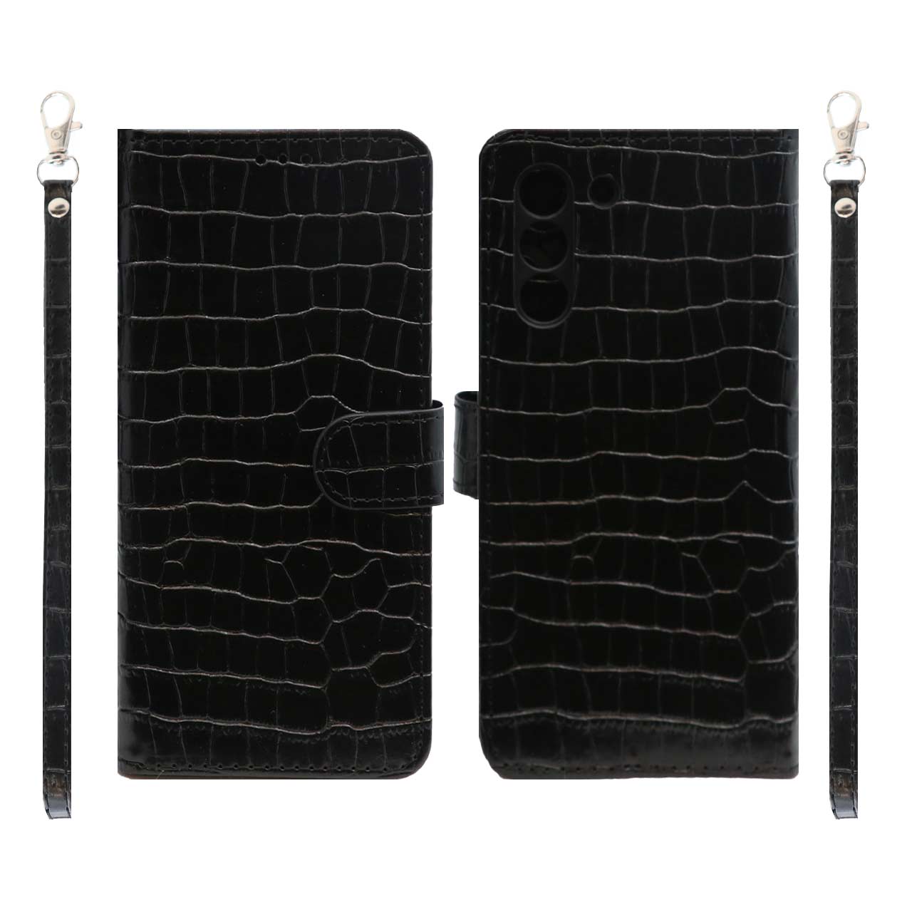 کیف موبایل مگنتی کروکو MNC مدل Samsung Galaxy S21 FE - مشکی