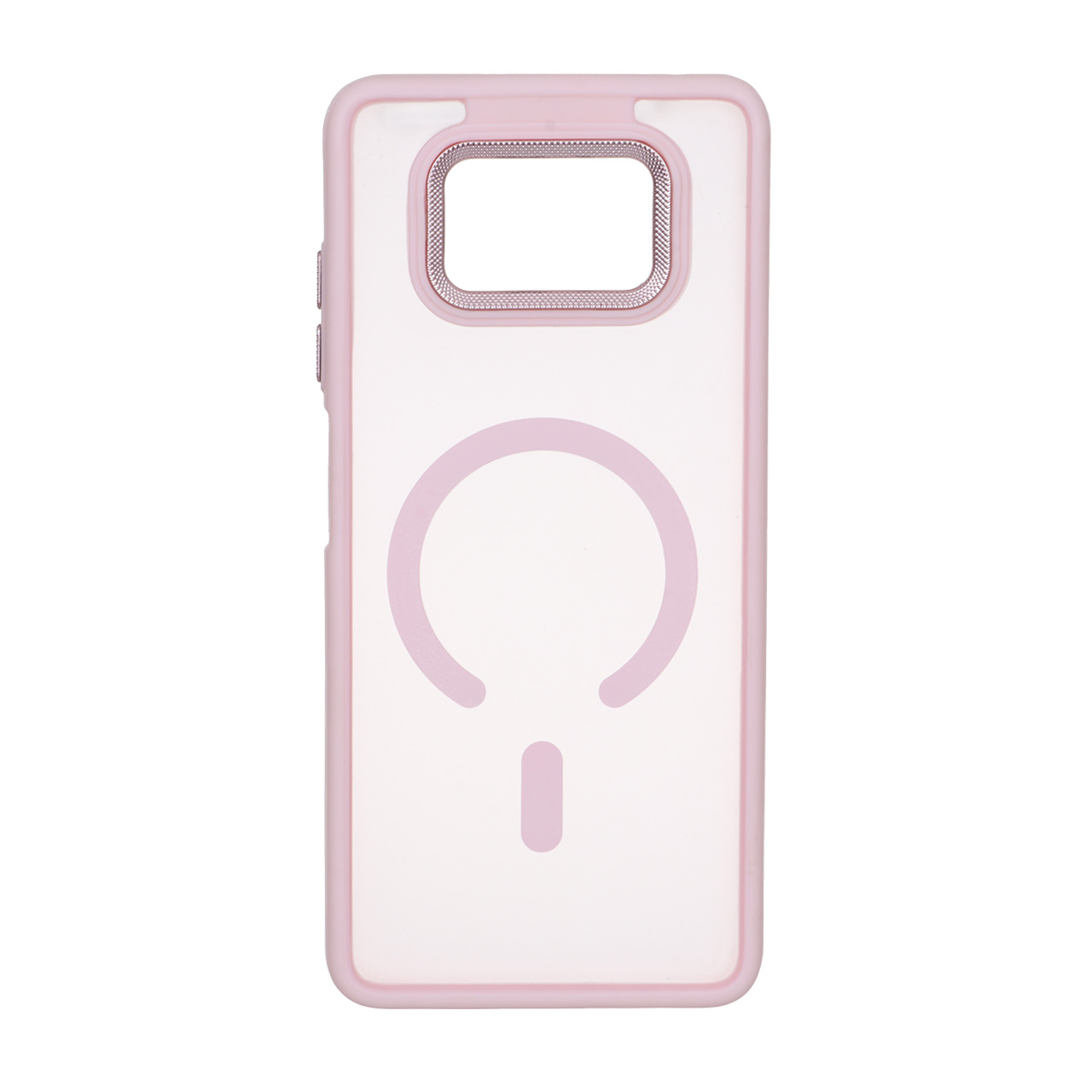 قاب مات لنز کربن طرح مگ سیف دور رنگی Xiaomi Poco X3 / Poco X3 Pro / Poco X3 NFC - صورتی