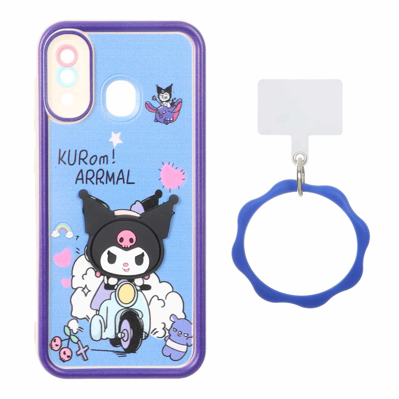 قاب Solid Case عروسک برجسته النگویی Samsung Galaxy A30 / A20 - طرح 125