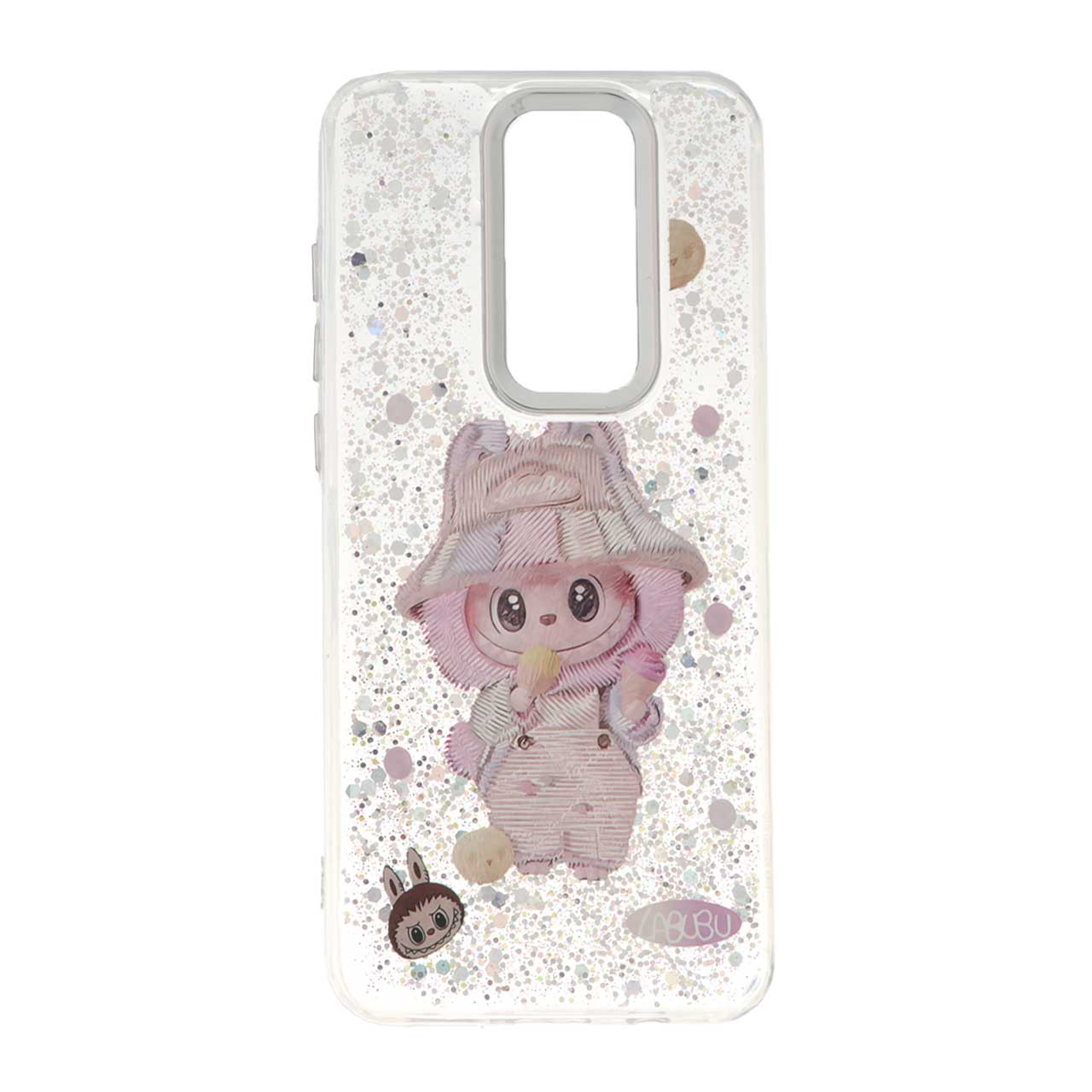 قاب رزینی اکلیلی لنز سیلور Xiaomi Redmi Note 8 Pro - طرح 128