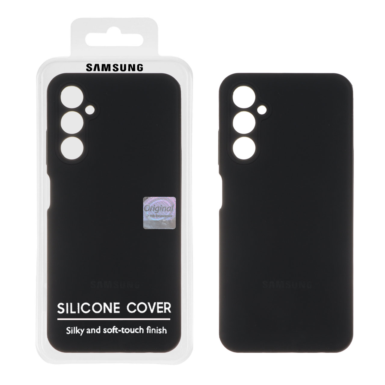 قاب سیلیکونی پاک کنی اورجینال Master Quality مدل Samsung Galaxy A05s - مشکی (پک دار)