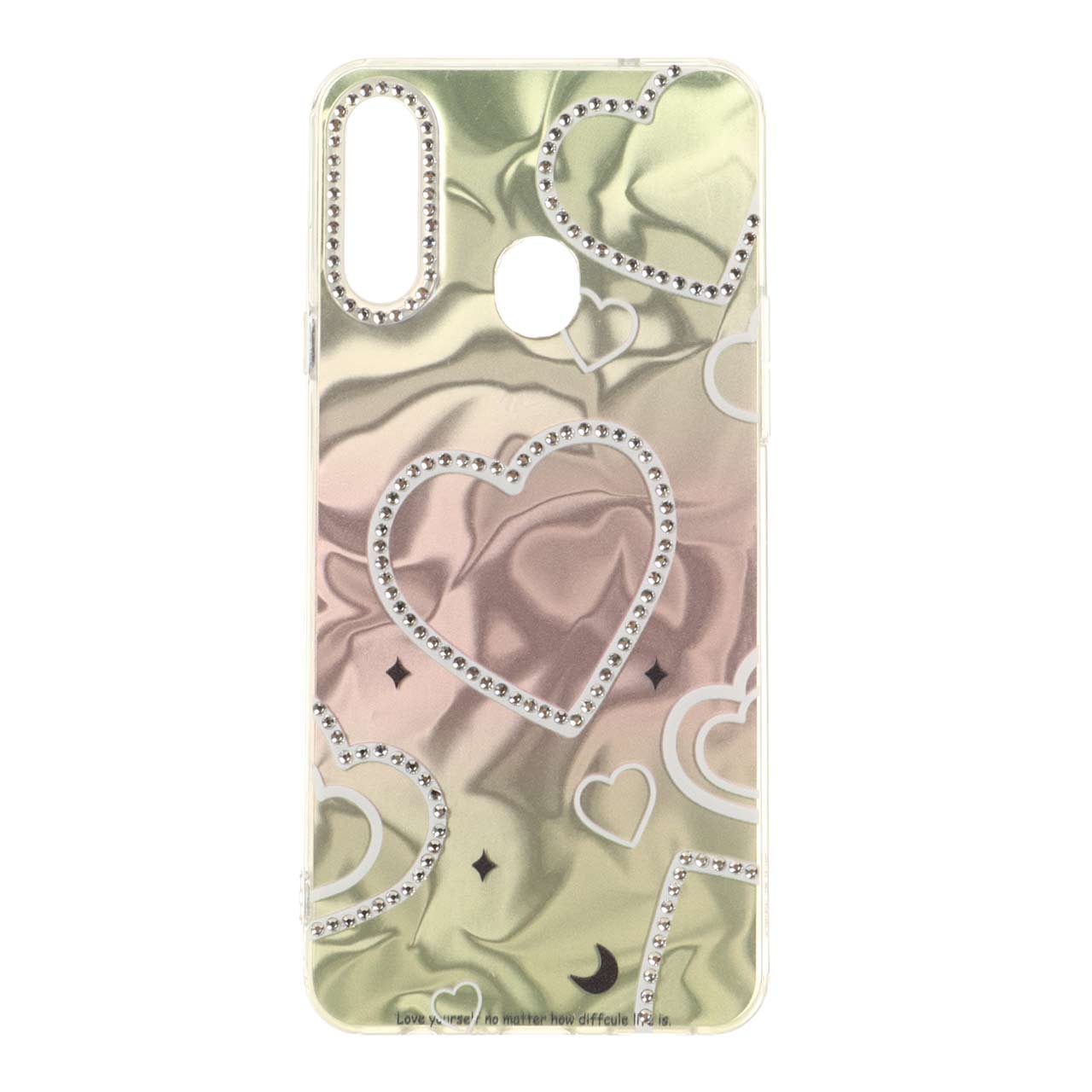 قاب هولوگرامی طرح دار نگینی Samsung Galaxy A20s - کد 101