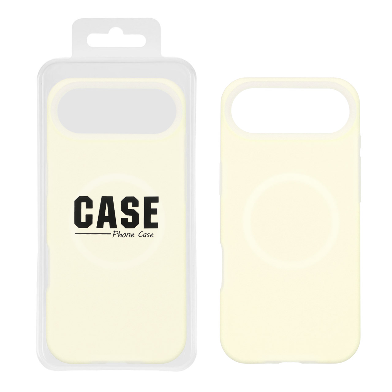 قاب سیلیکونی پاستیلی MagSafe مدل Apple iPhone 17 Air - لیمویی (پک دار)