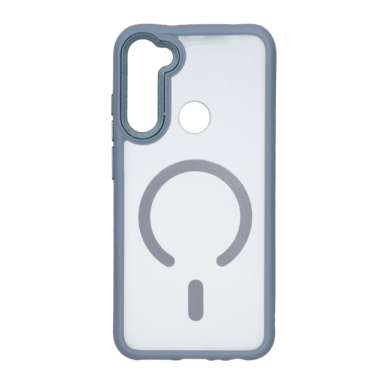 قاب مات لنز کربن طرح مگ سیف دور رنگی Xiaomi Redmi Note 8 - طوسی