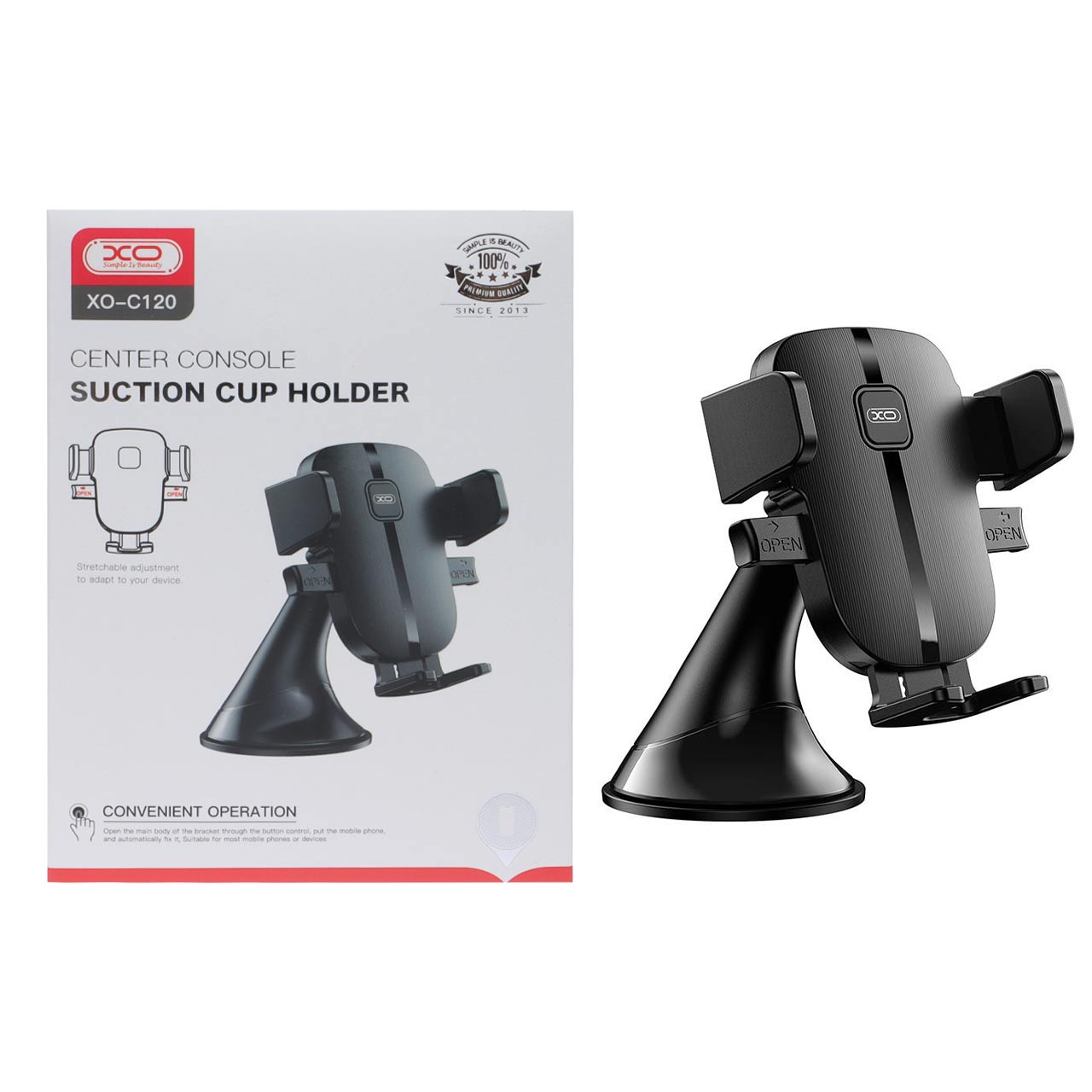 هولدر گوشی موبایل پایه دار XO مدل C120 - مشکی
