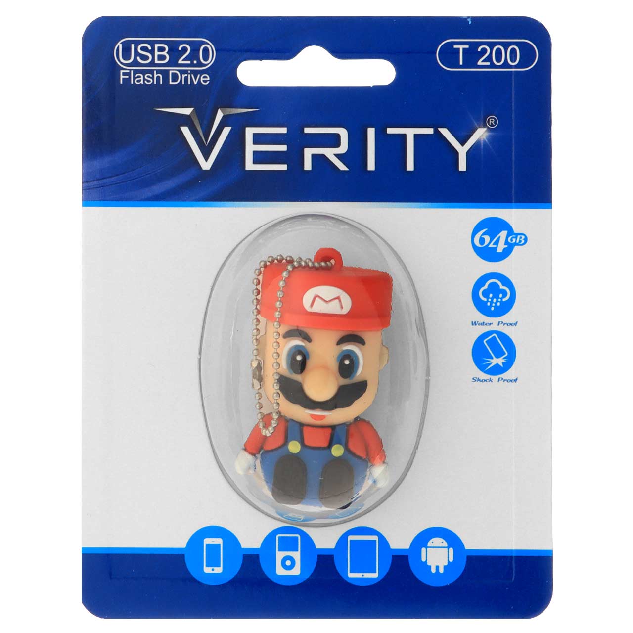 Verity T200 USB2.0 Flash Memory - 64GB - (گارانتی آسان سرویس) عروسکی