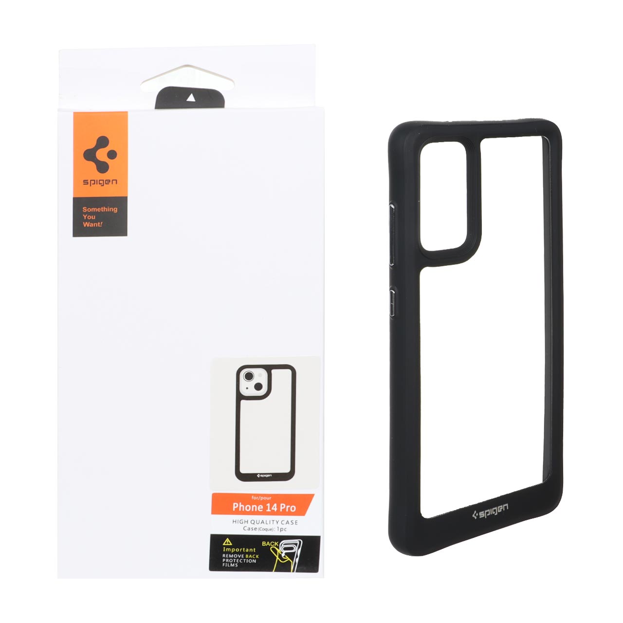 قاب اورجینال Spigen مدل Samsung Galaxy S20 FE - شفاف مشکی