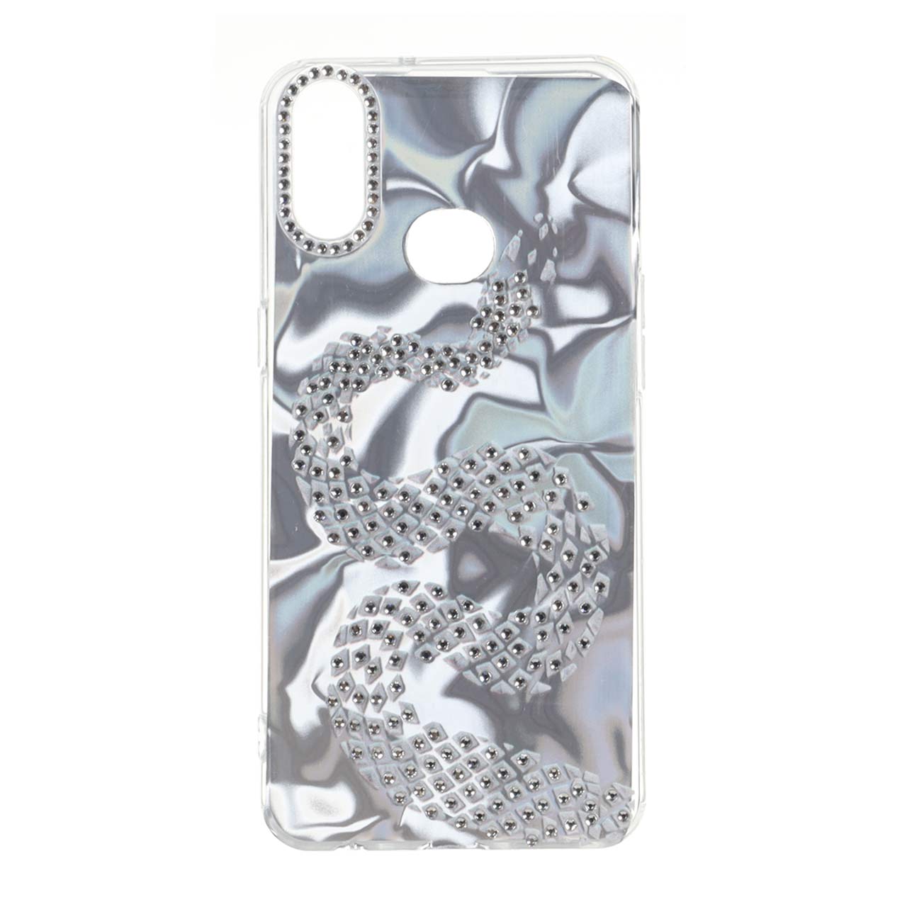 قاب هولوگرامی طرح دار نگینی Samsung Galaxy A10s - کد 58