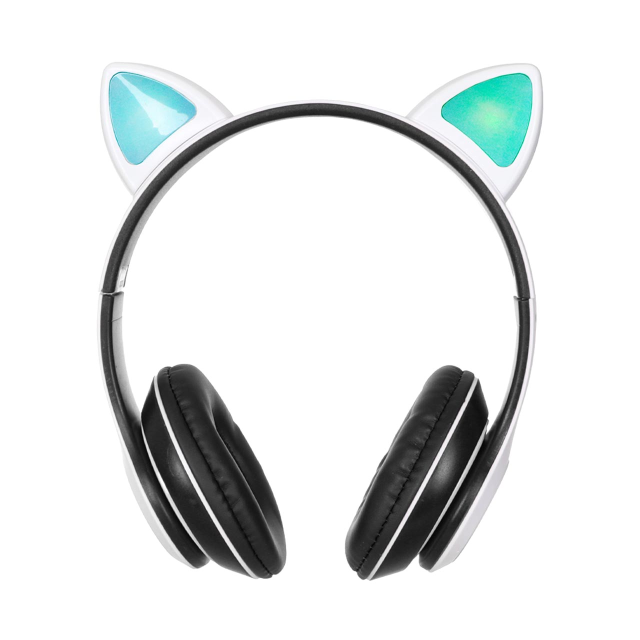 هدفون فانتزی بی سیم Cat Ears مدل KT-47 - سفید مشکی