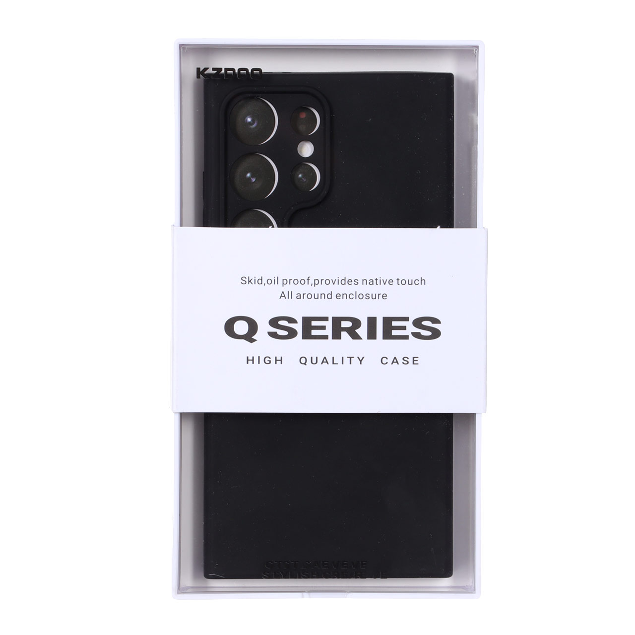 قاب Original KZDoo Q Series مدل Samsung Galaxy S24 Ultra - مشکی (پک دار) - NTC