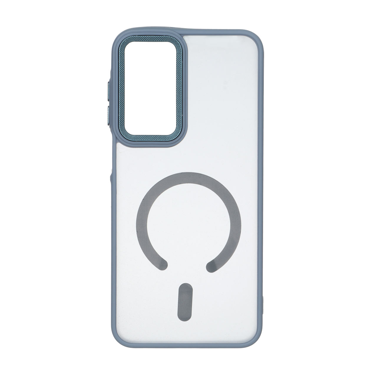 قاب مات لنز کربن طرح مگ سیف دور رنگی Samsung Galaxy A17 / A26 - طوسی