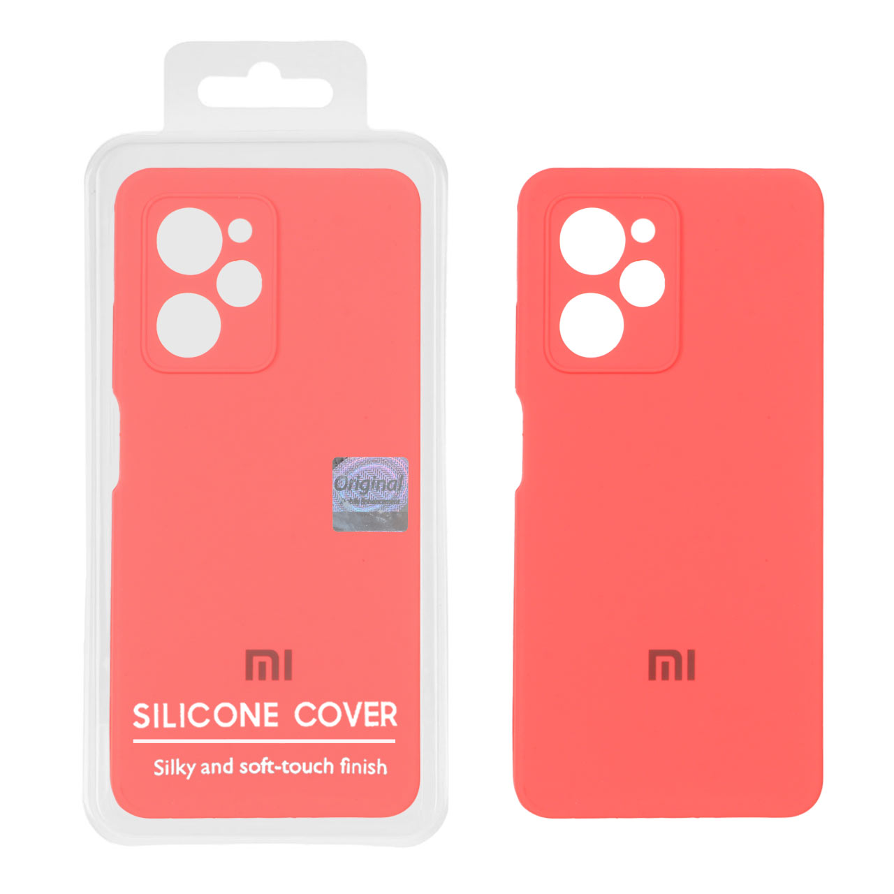 قاب سیلیکونی پاک کنی اورجینال Master Quality مدل Xiaomi Poco X5 Pro 5G - مرجانی (پک دار)