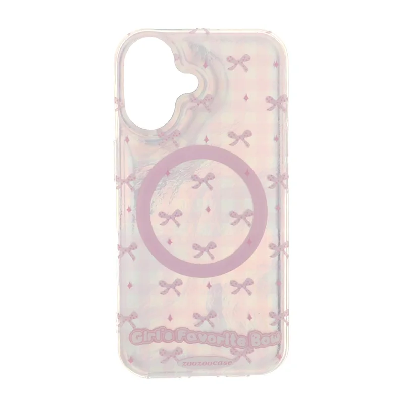 قاب اطلسی دور ژله ای طرح دار Apple iPhone 16 - کد 785