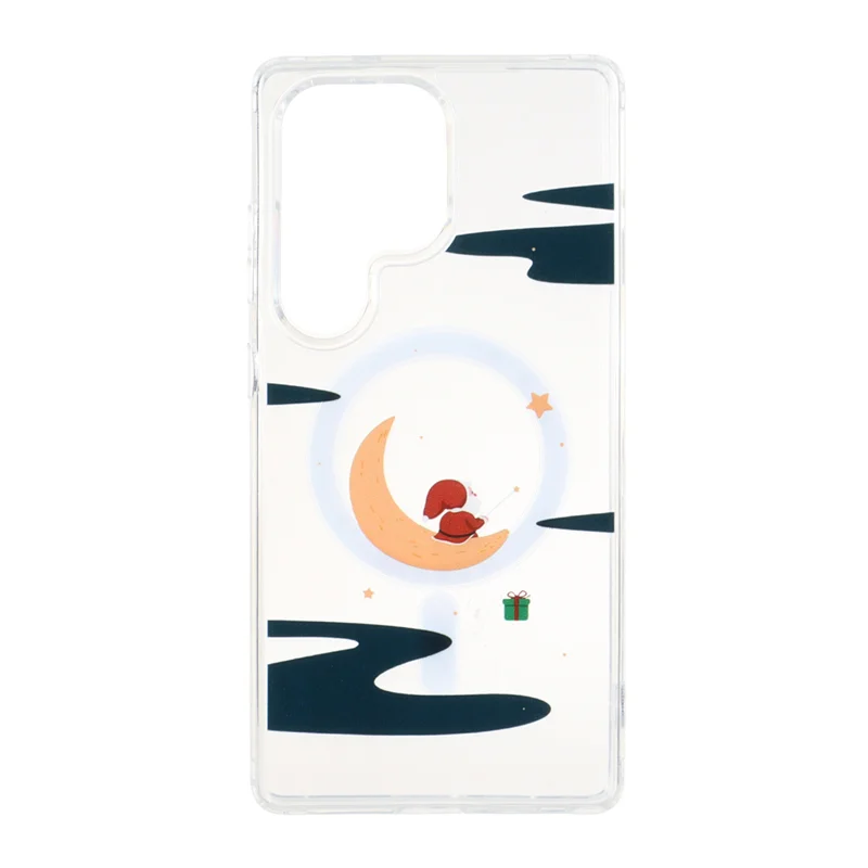 قاب دور ژله ای MagSafe مینیمال Samsung Galaxy S25 Ultra - طرح 441