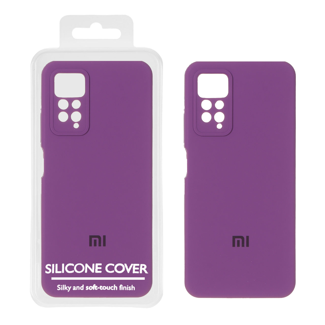 قاب سیلیکونی پاک کنی اورجینال Master Quality مدل Xiaomi Redmi Note 12 Pro 4G / Redmi Note 11 Pro - ارغوانی (پک دار)