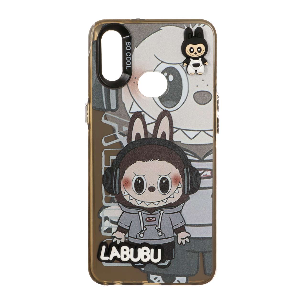 قاب SO COOL طرح Labubu خمیری برجسته Samsung Galaxy A10s - کد 100