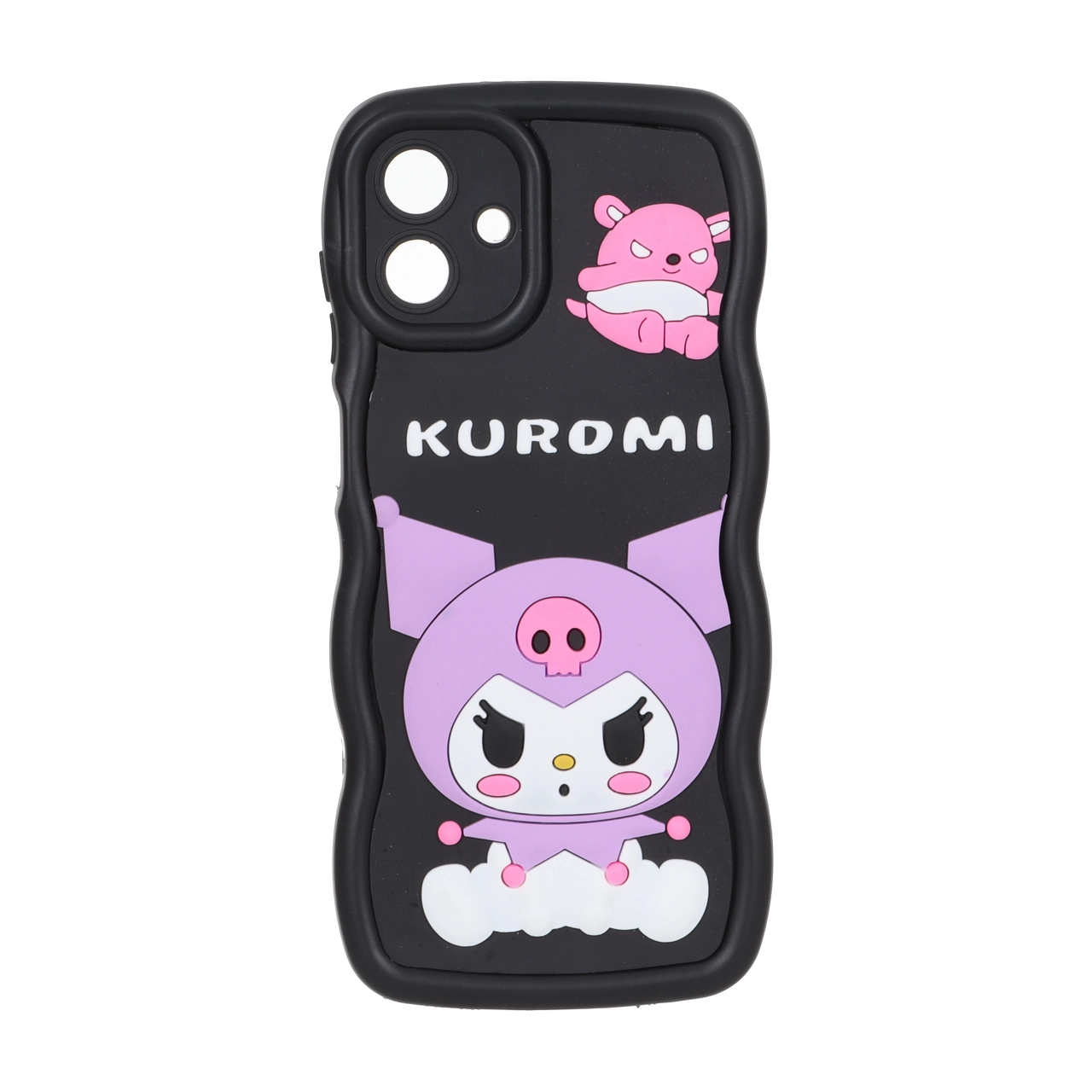 قاب کنگره ای عروسک برجسته محافظ لنزدار Samsung Galaxy A07 - طرح 109