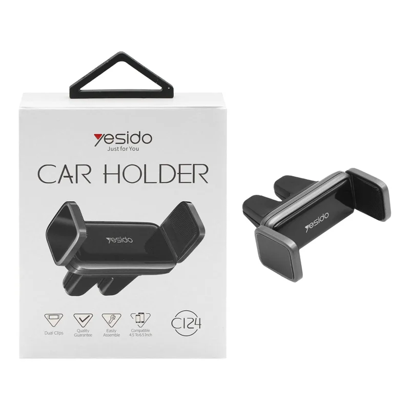 هولدر گوشی موبایل دریچه ای خودرو yesido مدل C124 - مشکی