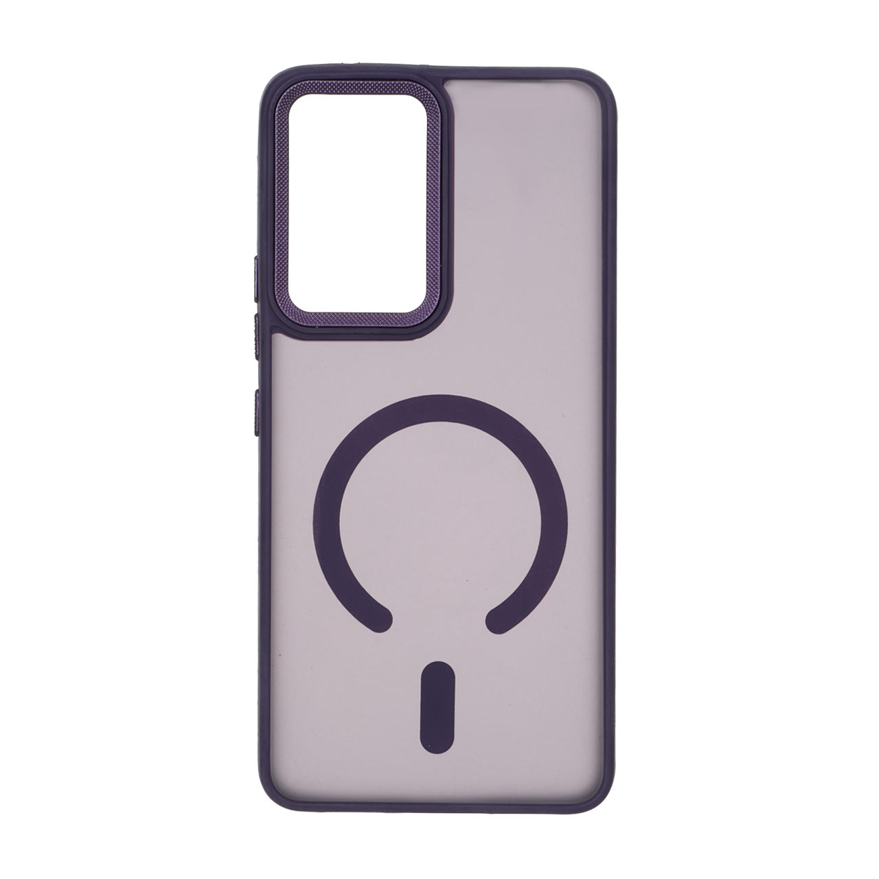 قاب مات لنز کربن طرح مگ سیف دور رنگی Samsung Galaxy A53 - بنفش