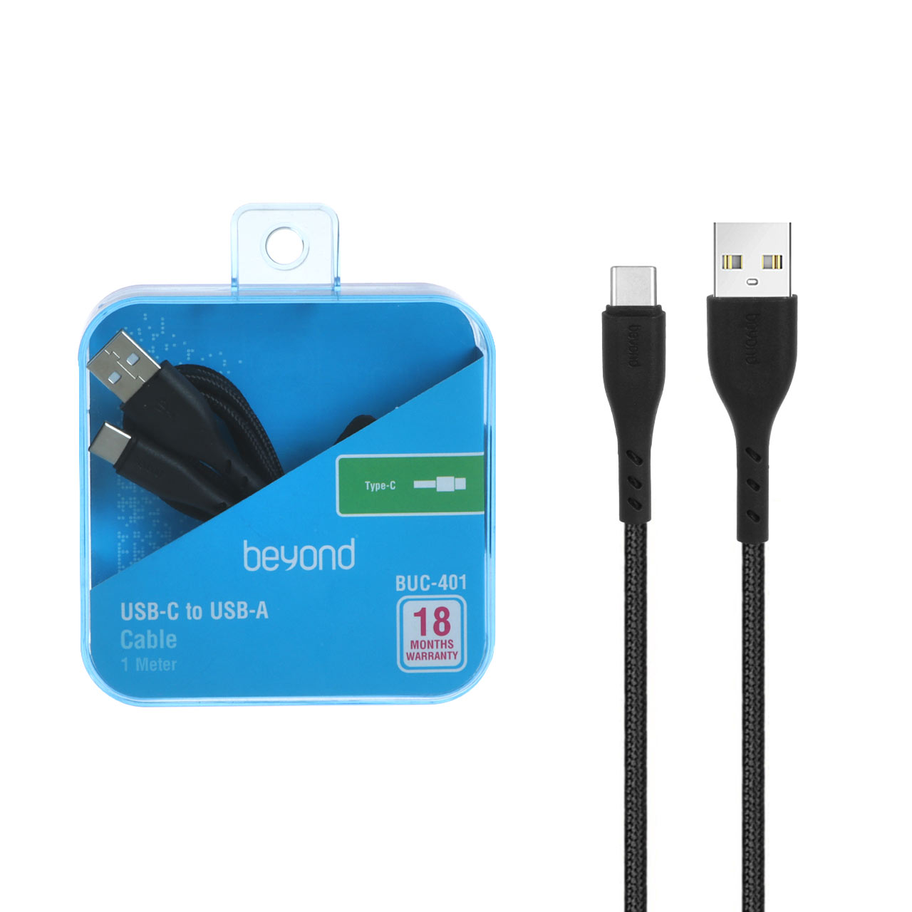 کابل شارژ beyond Type-C مدل BUC-401 - مشکی
