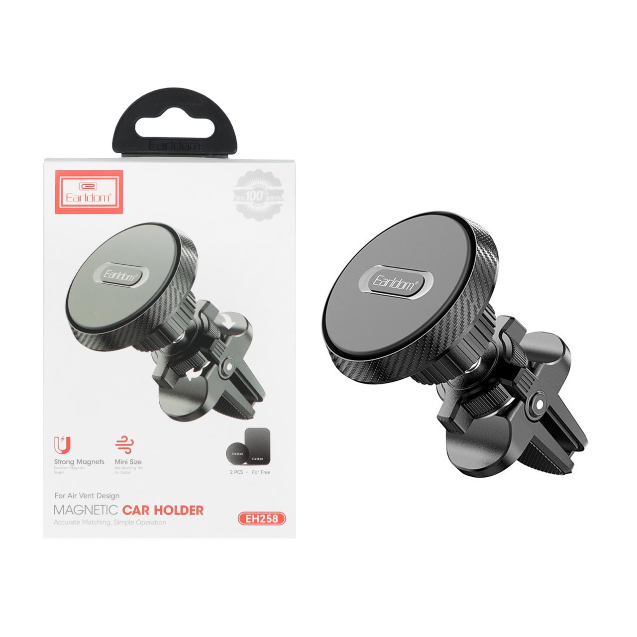 هولدر گوشی موبایل مگنتی Earldom مدل EH258 - مشکی