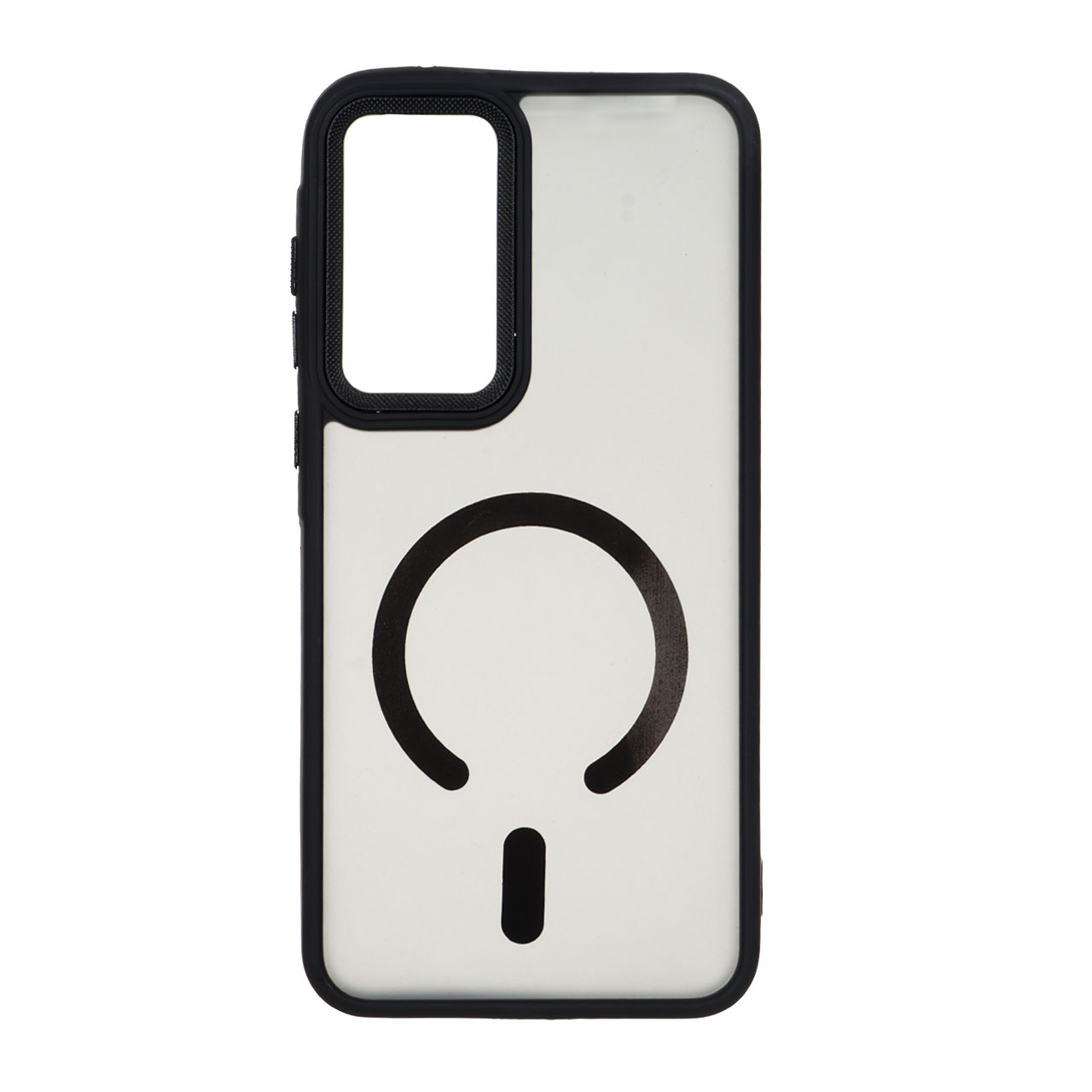 قاب مات لنز کربن طرح مگ سیف دور رنگی Samsung Galaxy A35 / A55 - مشکی