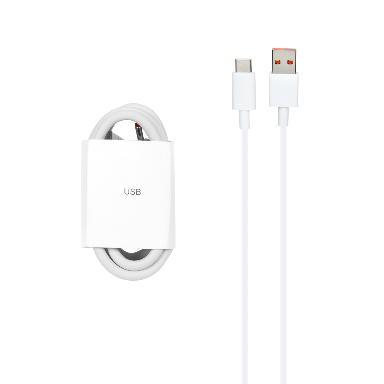 کابل شارژ Xiaomi Type-C مدل 120W درجه یک - سفید