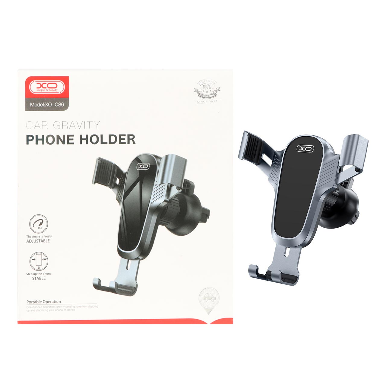 هولدر گوشی موبایل دریچه کولری XO مدل XO-C86 - مشکی