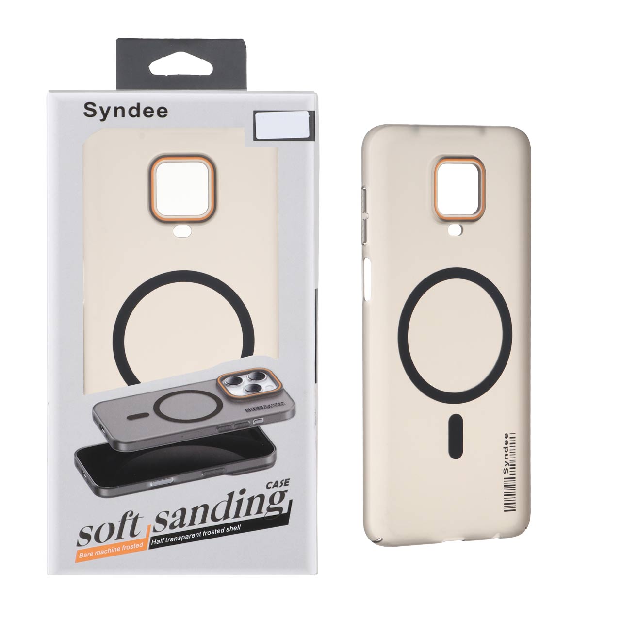 قاب اورجینال Syndee مات Magsafe مدل Xiaomi Redmi Note 9S / Redmi Note 9 Pro / Redmi Note 9 Pro Max - مشکی (پک دار)