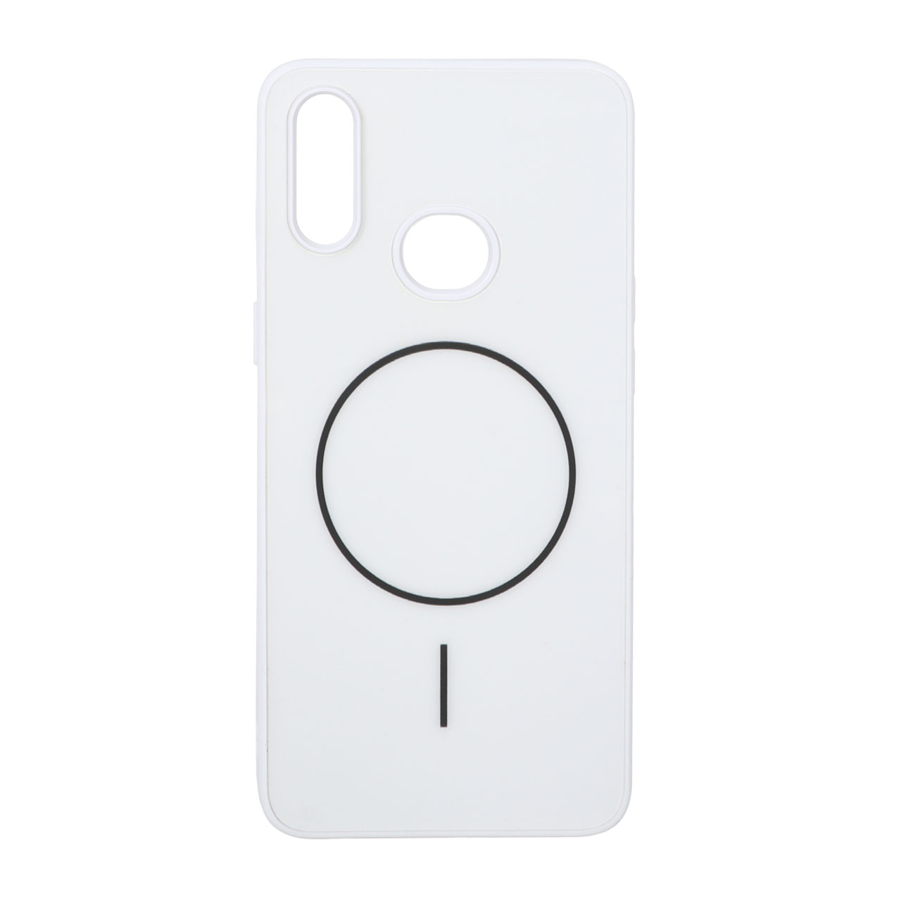 قاب M Pro پشت براق طرح مگ سیف Samsung Galaxy A10s - سفید