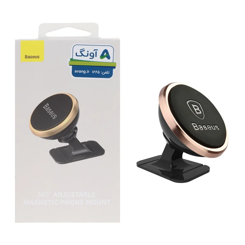 هولدر گوشی موبایل مگنتی Baseus مدل SUCX140015 - طلایی (گارانتی آونگ)