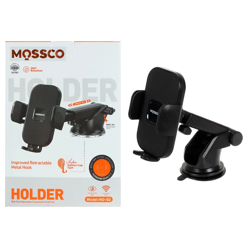 هولدر گوشی موبایل پایه دار Mossco مدل HO-02 - مشکی
