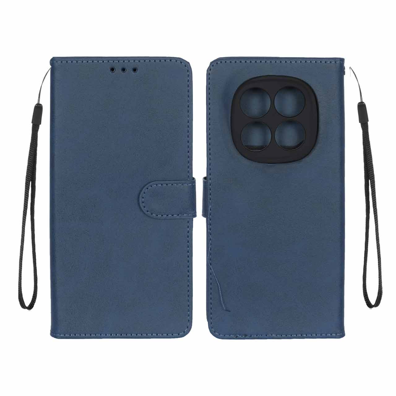 کیف موبایل مگنتی درجه یک MNC مدل Xiaomi Redmi Note 14 Pro 4G - سرمه ای
