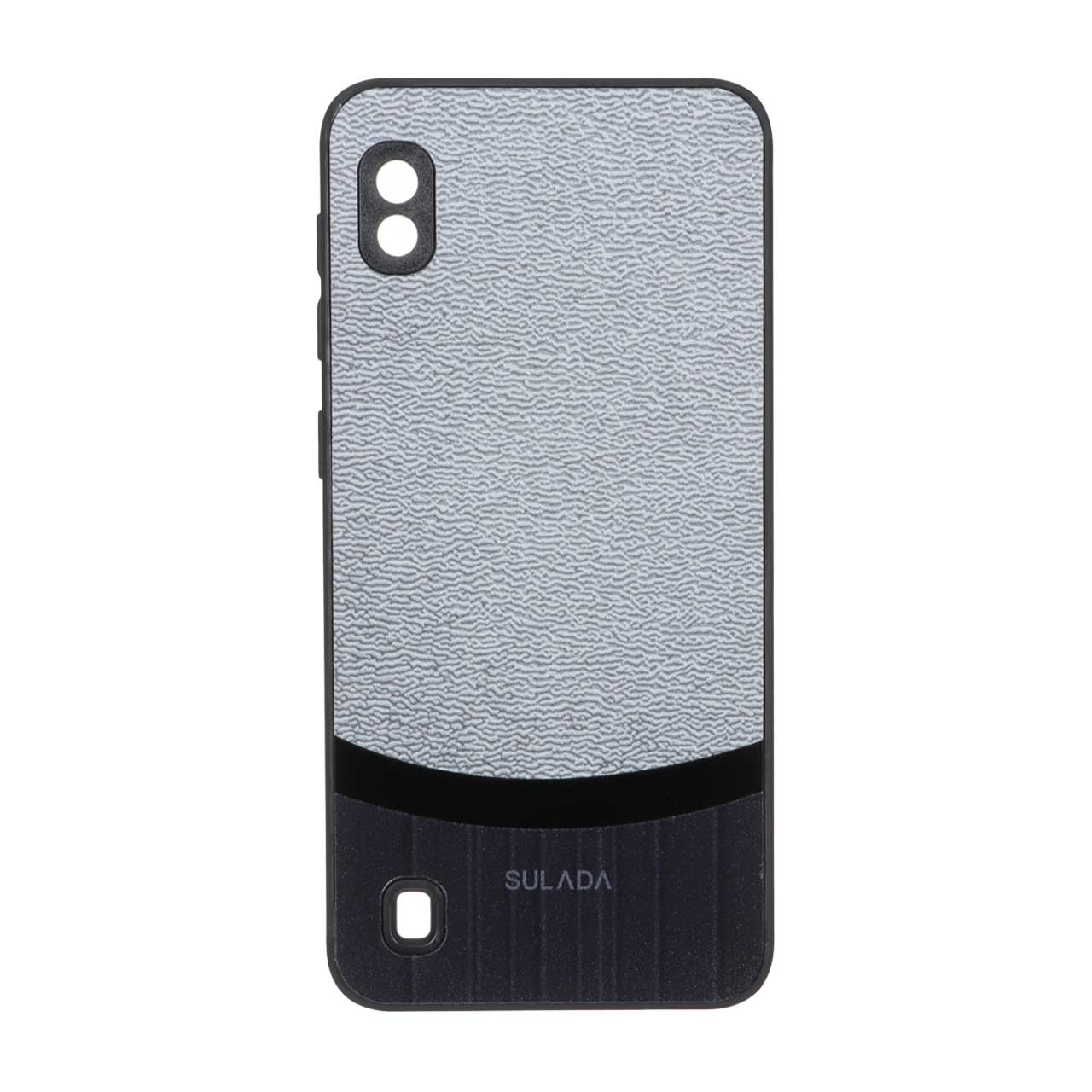 قاب SULADA دو تکه Texture مدل Samsung Galaxy A10 / M10 - طوسی