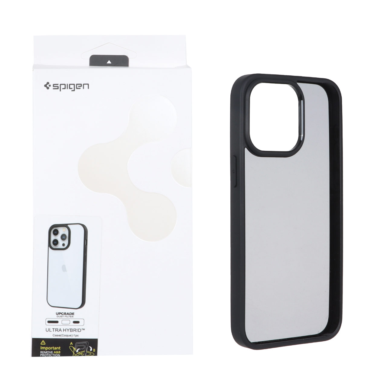 قاب اورجینال Spigen با توری اسپیکر فلزی Apple iPhone 15 Pro Max - مشکی (پک دار)