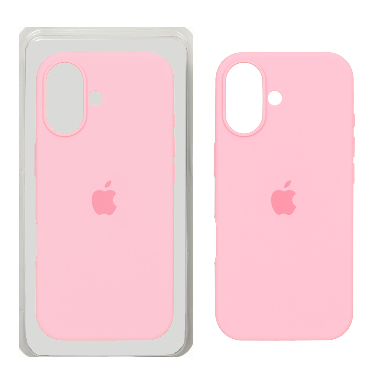 قاب سیلیکونی پاک کنی اورجینال Apple iPhone 17 - صورتی (پک اصلی)