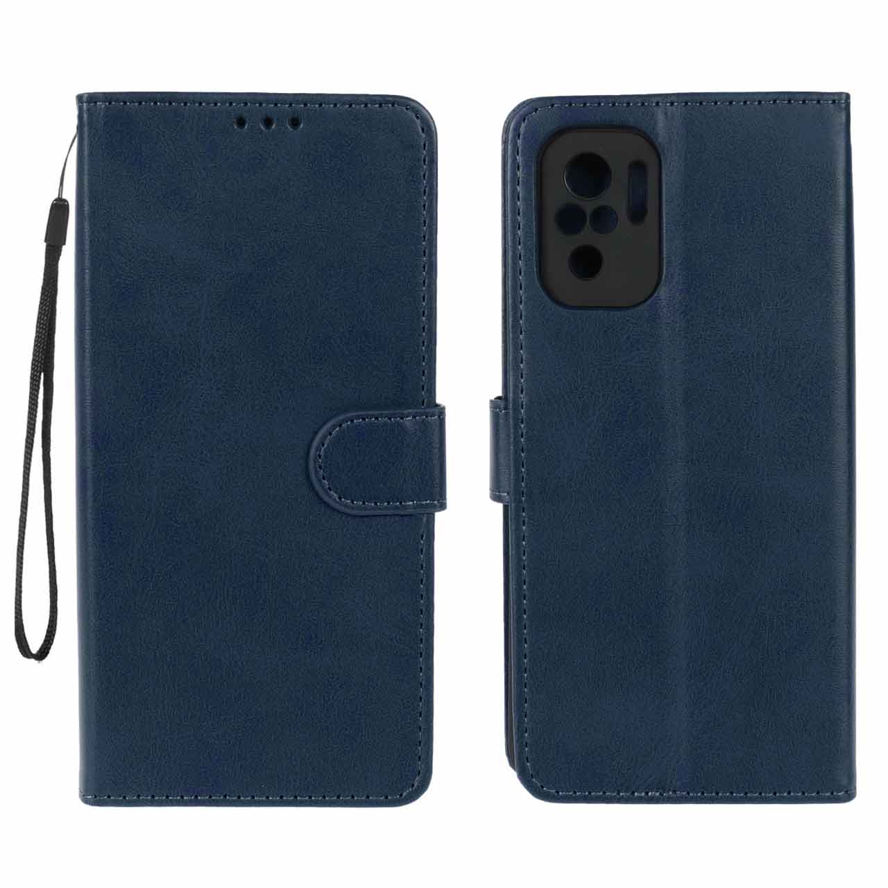 کیف موبایل مگنتی Xiaomi Redmi Note 10-4G / Note 10S / Poco M5S - سرمه ای