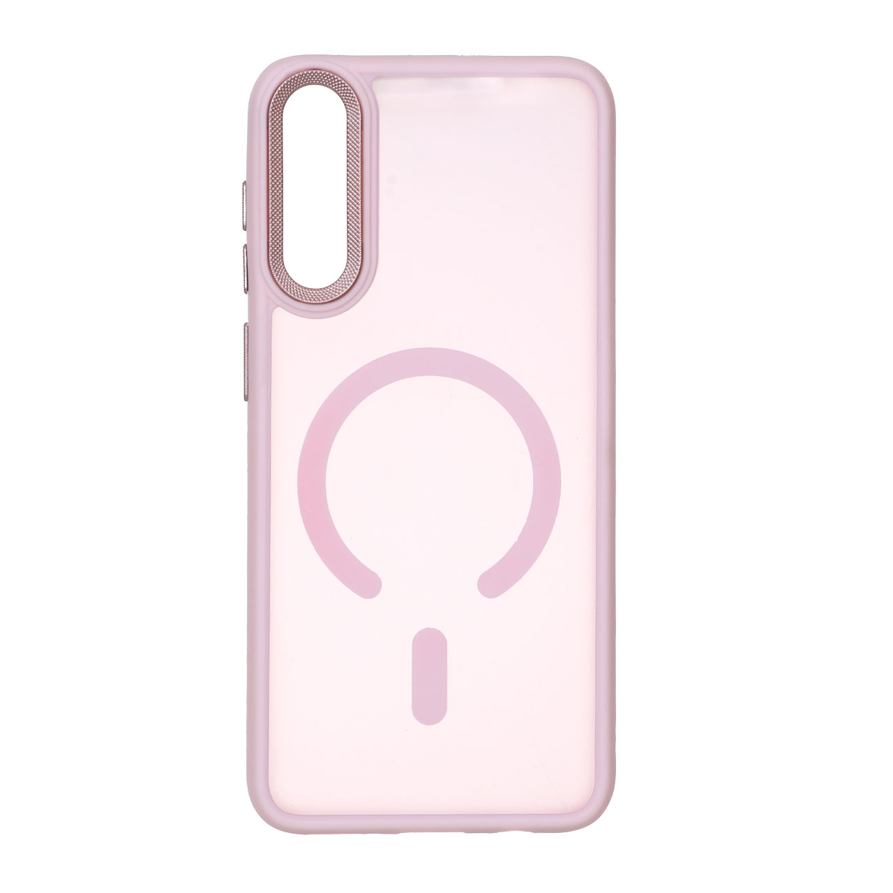 قاب مات لنز کربن طرح مگ سیف دور رنگی Samsung Galaxy A50 / A50s / A30s - صورتی