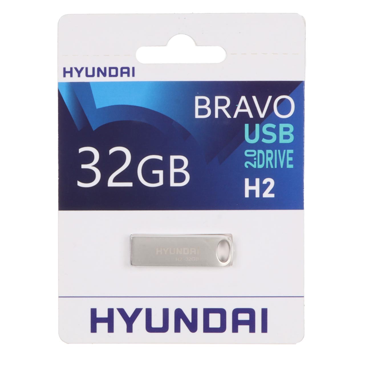 Hyundai Bravo H2 USB 2.0 Flash Memory - 32GB (گارانتی IPM)