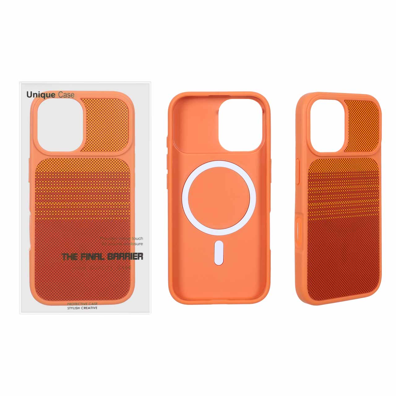 قاب اورجینال Unique Case شطرنجی MagSafe مدل Apple iPhone 17 - طرح 2