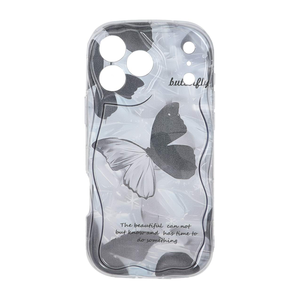 قاب کنگره ای ژله ای Black Design مدل Apple iPhone 17 Pro Max - طرح 65