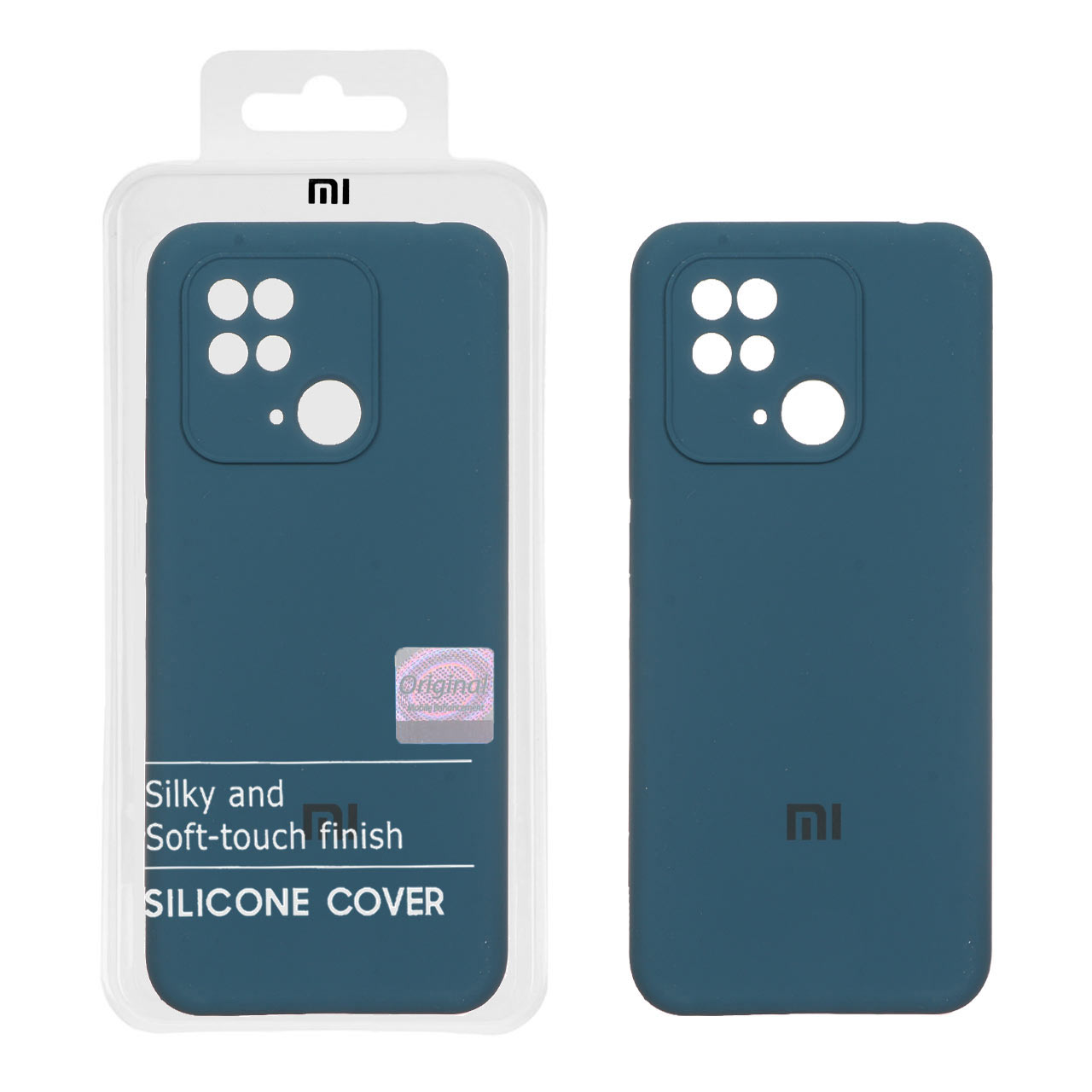 قاب سیلیکونی پاک کنی اورجینال Master Quality مدل Xiaomi Redmi 10C / Redmi 10 Power / Poco C40 - کله غازی  (پک دار)