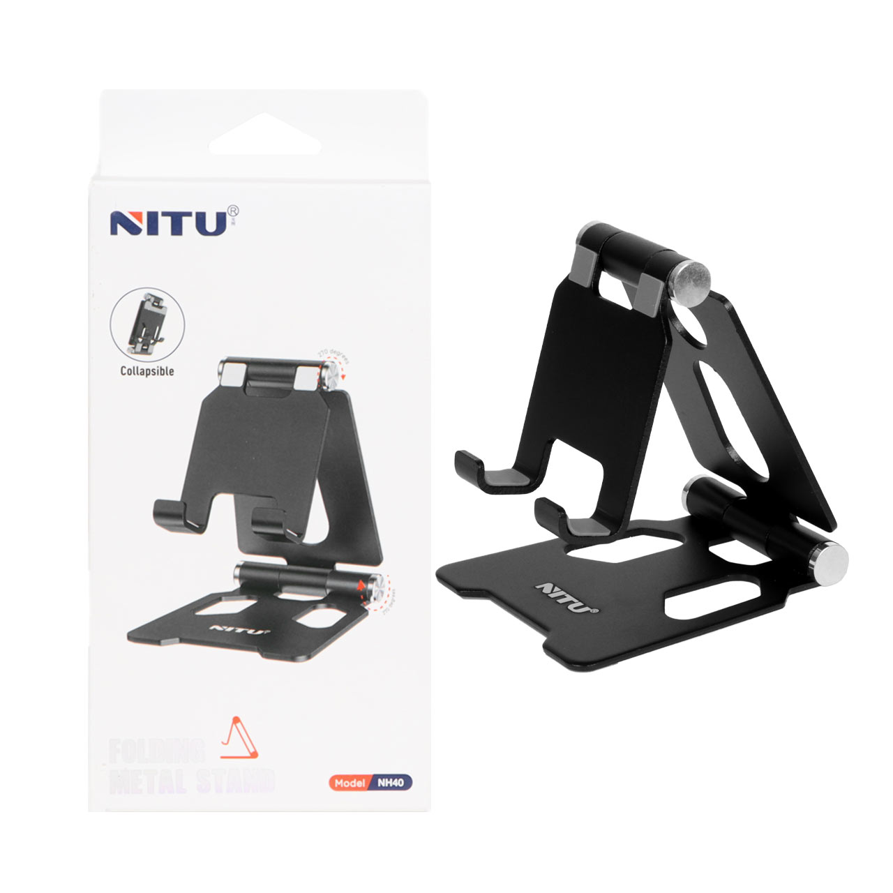 هولدر گوشی موبایل پایه دار NITU مدل NH40 - مشکی