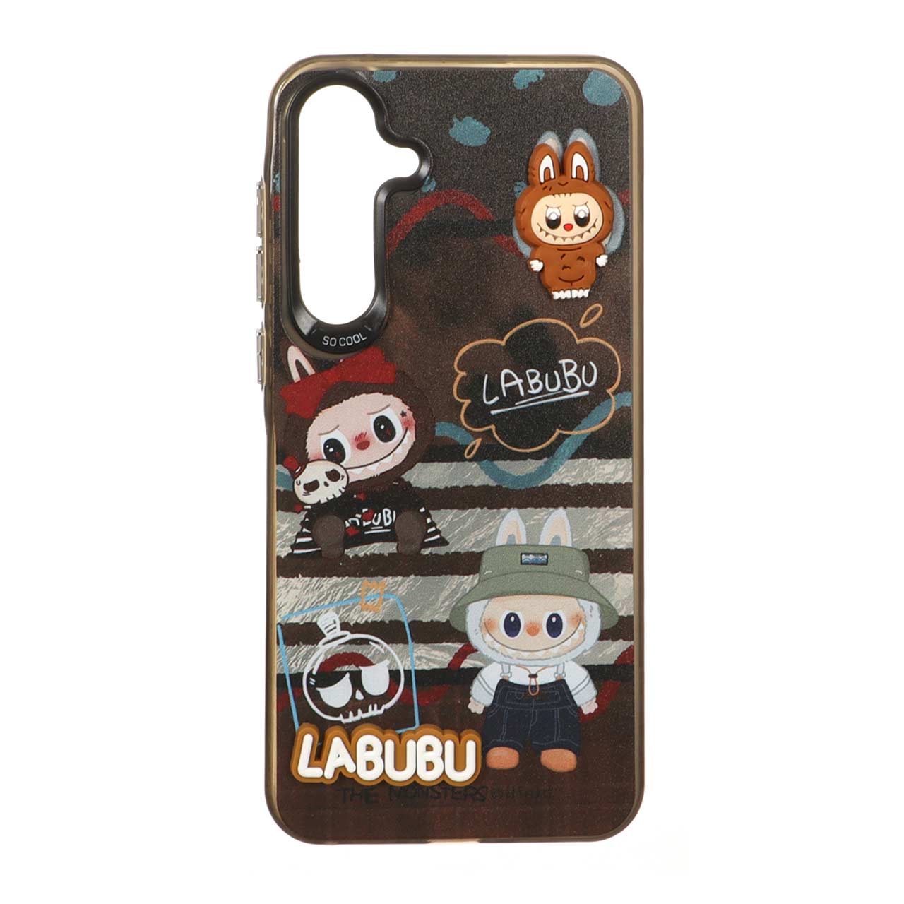 قاب SO COOL طرح Labubu خمیری برجسته Samsung Galaxy A35 / A55 - کد 140
