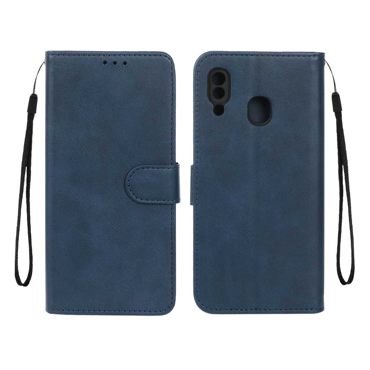 کیف موبایل مگنتی Samsung Galaxy A20 / A30 - سرمه ای