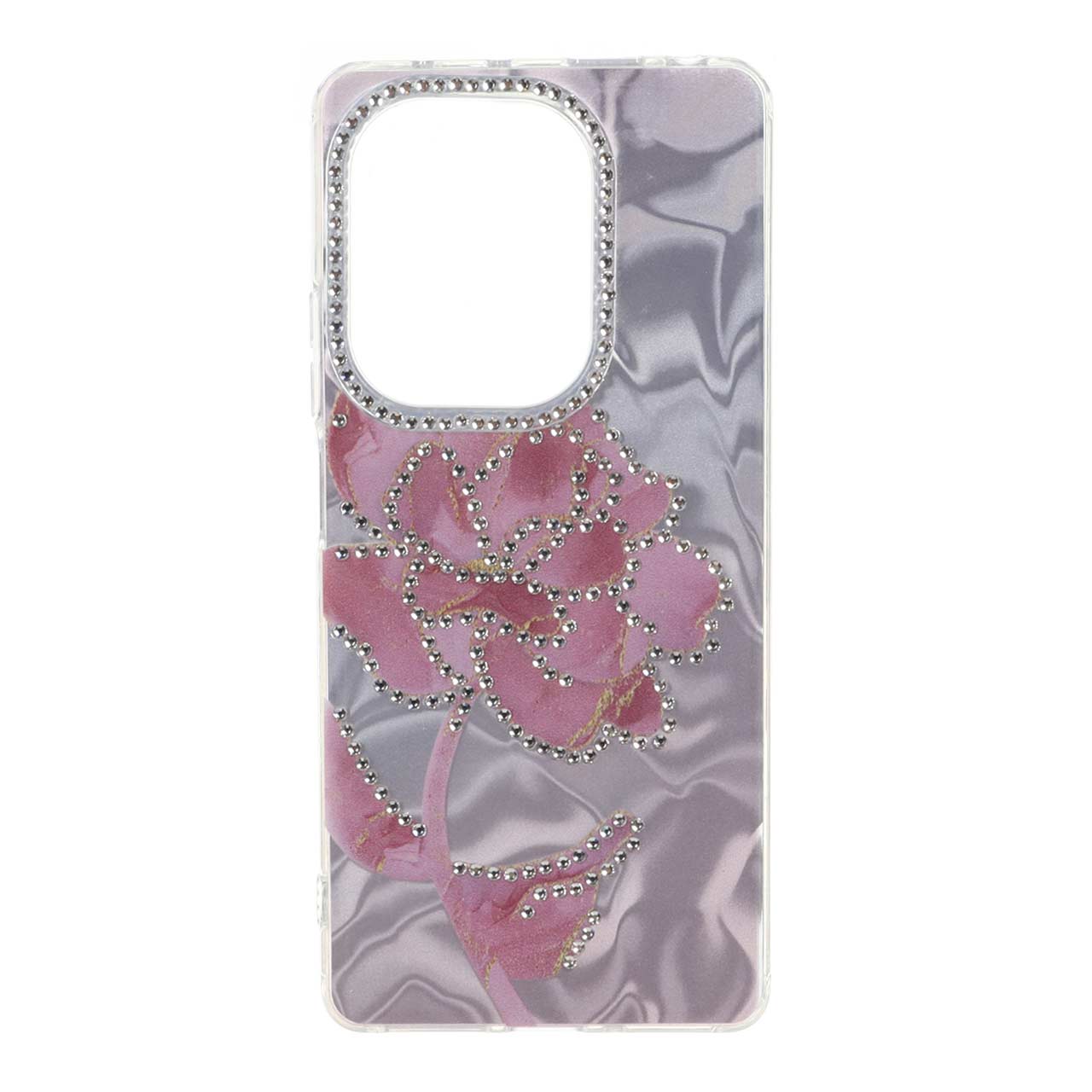 قاب هولوگرامی طرح دار نگینی Xiaomi Redmi Note 14S / Note 13 Pro 4G / Poco M6 Pro 4G - کد 286