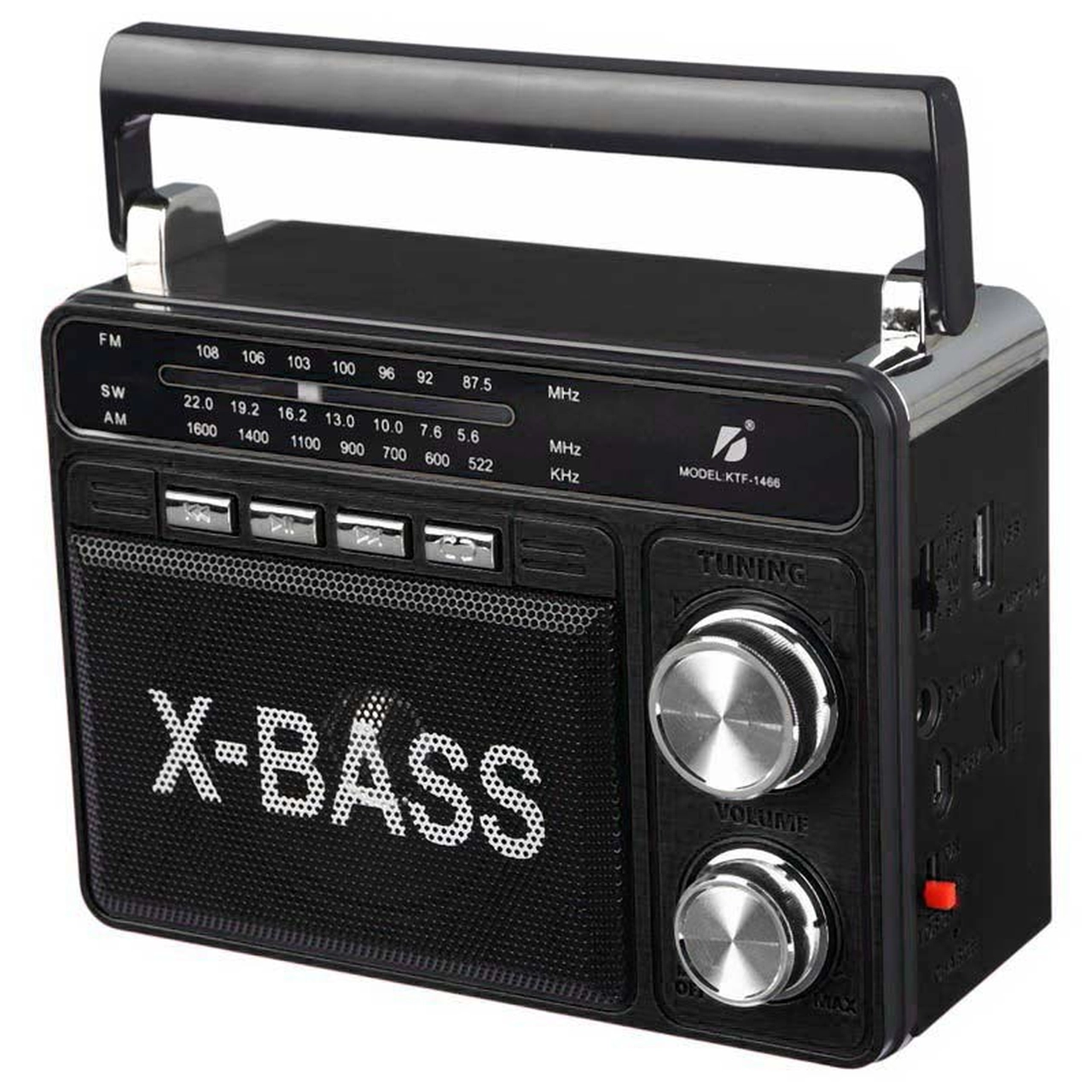 اسپیکر رادیو KBroad مدل KTF-1466 - مشکی - TCO